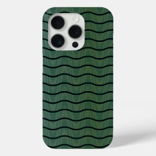Art Deco Luxury Green Patterns Waves Case-Mate iPhone Hülle
