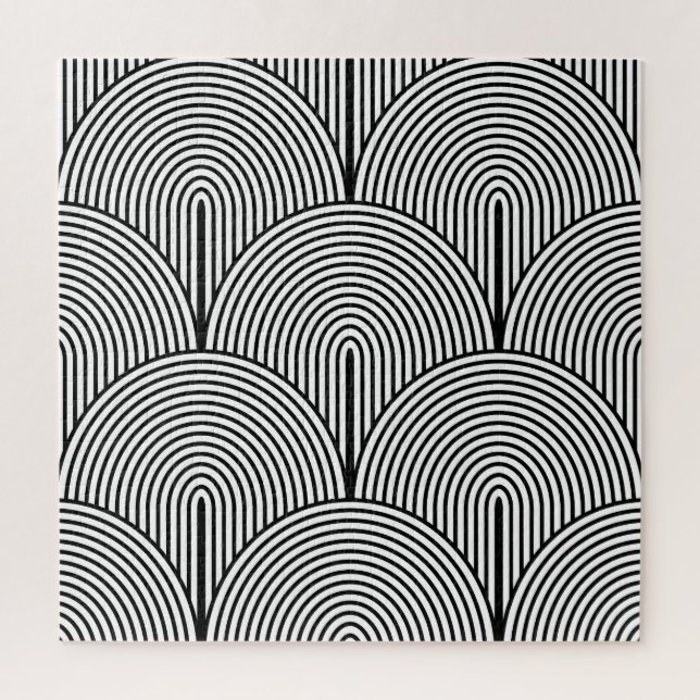 Art Déco, Luxus Schwarz-weiß. (Vertikal)