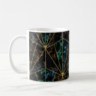 Art-Deco-Marmor: Malachite Luxury Kaffeetasse