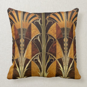 ART DECO MARQUETRY 2 KISSEN