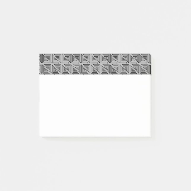 Art Deco Mazes Post-it Klebezettel (Vorderseite)