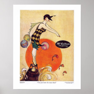 Art Deco McCallum Strusiery Poster