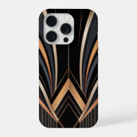Art Deco Metallische Geometrische Eleganz