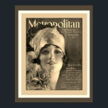 Art Deco Metropolitan Magazine 1920s Cover Poster<br><div class="desc">Schönes,  farbenfrohes Art Deco Design Poster für die Titelseite des Metropolitan Magazine 1925.</div>