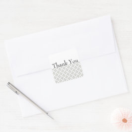 Art Deco Mini Stars Danke Sticker