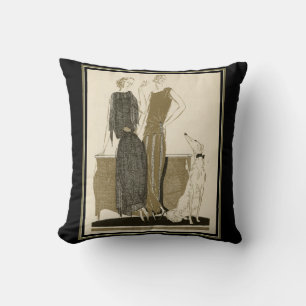 Art-Déco-Mode der 1920er Jahre Kissen