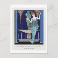 Art Deco Modeplatte Abend Gown by Barbier