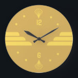 Art Deco Modern Große Wanduhr<br><div class="desc">Tolle Art Deco Uhr Design. Du wirst es wie andere Liebe bekommen. Sie können dieses Design auch für andere Produkte verwenden, die Sie mögen, oder Ihren Text anpassen und hinzufügen. Folgen Sie mir für mehr. Vielen Dank. Ich wünsche Ihnen einen schönen Tag.</div>