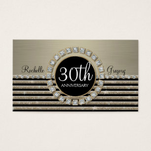 Art Deco Moderner Horizontaler Streifen Glitzer 30