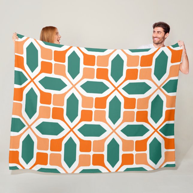 Art Deco Mosaic Fleecedecke (Beispiel)