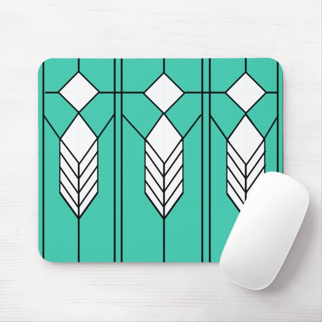 Art Deco Mousepad (Mit Mouse)