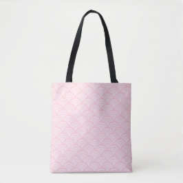 Art Deco Muschel Bogen Rosa Tasche