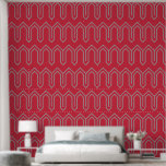 Art Deco Muster 05 - Spanisches Grau auf Paradise  Tapete<br><div class="desc">Art Deco Muster 05 - Spanisches Grau am Paradies Pink</div>