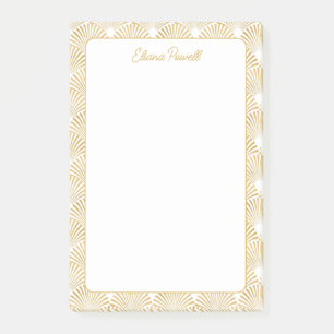 Art Deco Muster Elegante Gatsby Custom Stationery Post-it Klebezettel