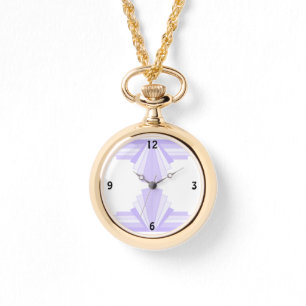 Art Deco Muster in Lilac Armbanduhr