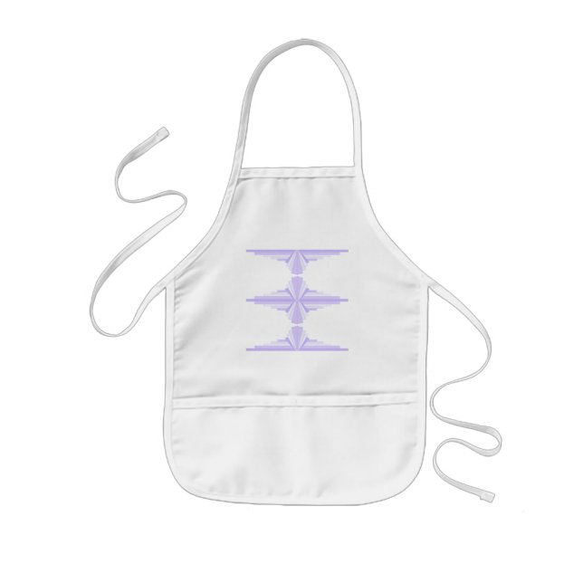 Art Deco Muster in Lilac Schürze (Vorne)