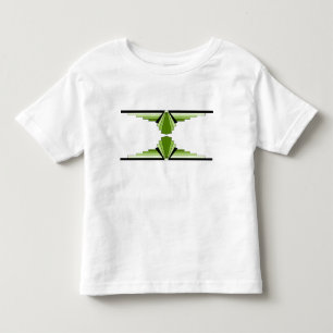 Art Deco Muster in Limes Kleinkind T-shirt