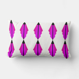 Art Deco Muster in Pinks Lendenkissen