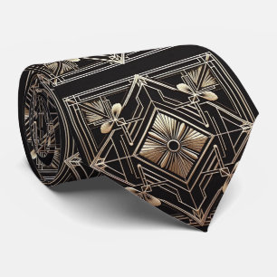 Art Deco Muster Krawatte