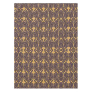 Art-Deco-Muster mit fächerförmigen Motiven Tischdecke