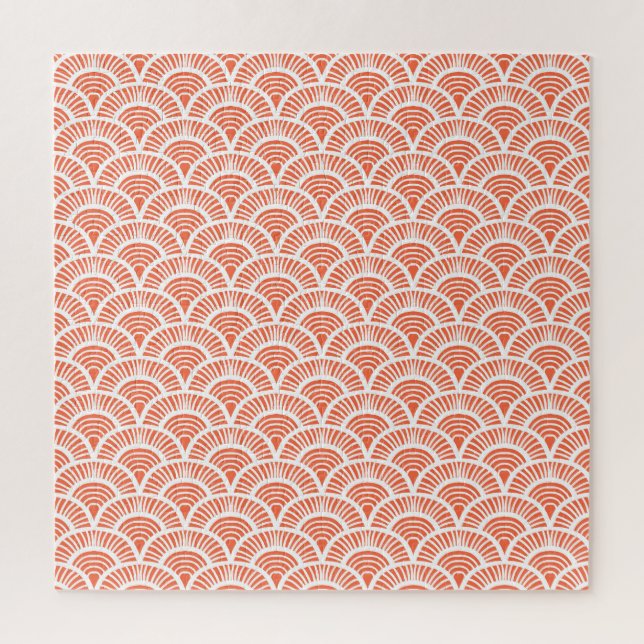Art Deco Muster mit Skalenmotiven. (Vertikal)