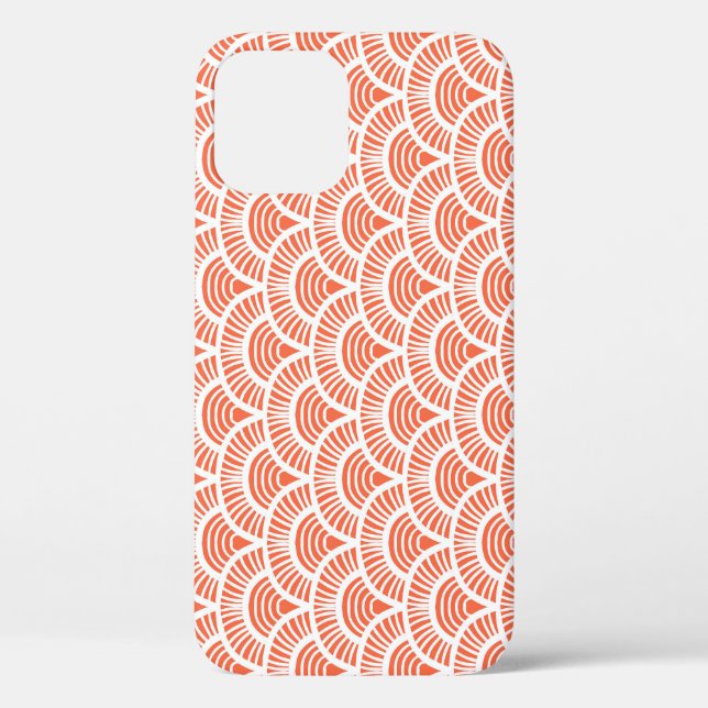 Art Deco Muster mit Skalenmotiven. Case-Mate iPhone Hülle (Rückseite)