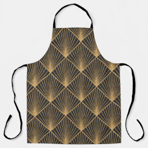 Art Deco Nahtlose geometrische Muster. Elegant Wal Schürze