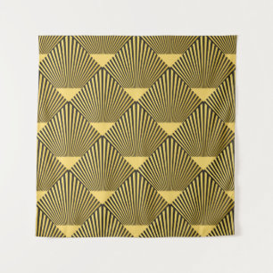 Art Deco nahtloses Muster. Dekoration Ornament.  Wandteppich