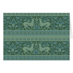 Art Déco Nouveau Chien Nature Motif animal
