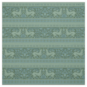 Art Deco Nouveau Hund Natur Tier Muster Stoff
