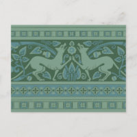 Art Deco Nouveau Hund Natur Tiermuster