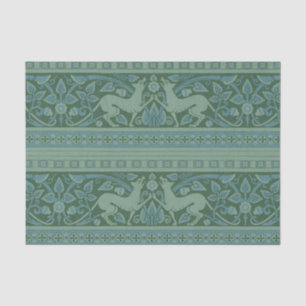 Art Deco Nouveau Hund Natur Tiermuster Seidenpapier