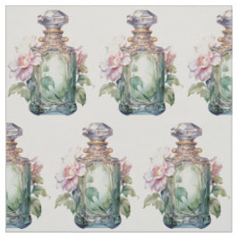 Art Deco Opulence Parfüm Flasche Grün Stoff
