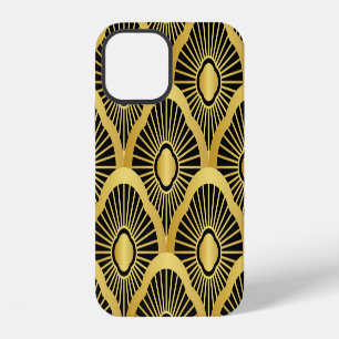 Art Deco-Ornament: Nahtloses Vintage-Muster iPhone 12 Hülle