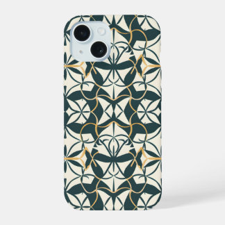 Art Deco Ornamentik iPhone 15 Hülle