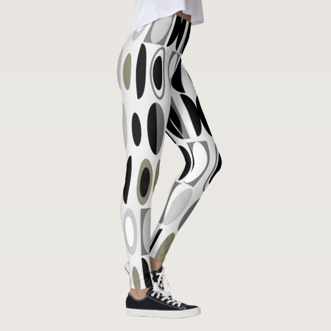 Art Deco Ovals Leggings (Rechts)