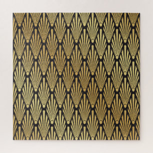 Art Deco Palms: Schwarzes Gold.