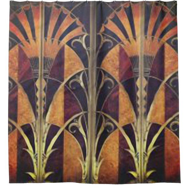 ART DECO PANELS DUSCHVORHANG (Vorderseite)
