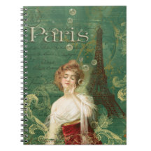 Art Deco Paris Frauen mit Bläschen Eiffelturm