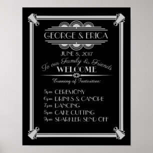 Art-Deco-Party-Tagesveranstaltung Poster