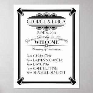Art-Deco-Party-Tagesveranstaltung Poster
