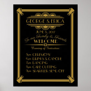 Art-Deco-Party-Tagesveranstaltung Poster