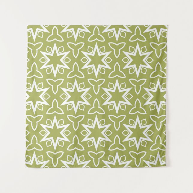 Art-deco pattern. Seamless. Arabesque. Vintage ill Wandteppich (Vorderseite)