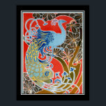 Art Deco Peacock Vintag Poster<br><div class="desc">Art Deco Peacock Vintage Poster Art Deko,  Retro-Bilder,  Vintage Illustrationen,  Vintag Retro,  Jugendstil,  Deko Bild,  Vintage Reise,  France Reise,  Paris Reise,  Französisch,  Vintagestore,  Vintag,  Restaurant drco,  Retro,  Reise,  Jahrgang Bilder,  viktorianische,  viktorianische Bilder,  Vintage Grafik,  populär,  Dekor Stil,  Retro-Stil,  cool,  modern,  Land,  Landschaften,  Vintag Speicher,  Plakate</div>
