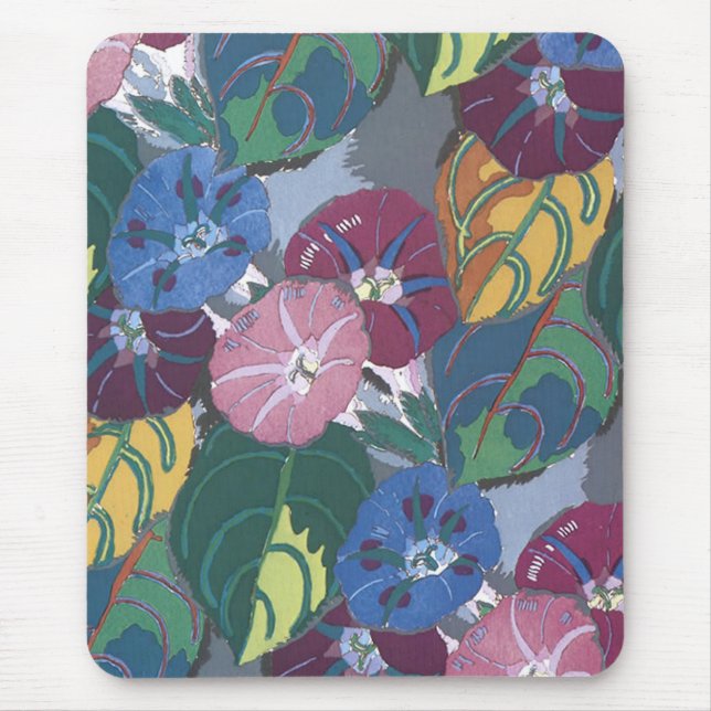 Art Deco Petunias - Mousepad (Vorne)