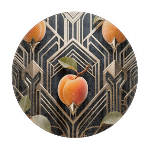 Art Deco Pfirsich-Muster Schneidebrett