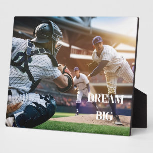 Art Deco Plaque-Baseball Fotoplatte