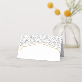 Art-Deco-Platzkarten für Hochzeiten oder Party Platzkarte