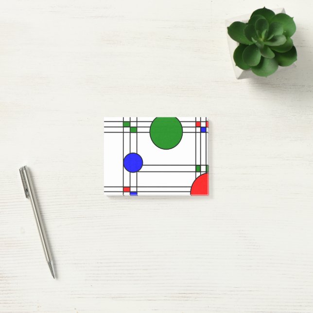 Art Deco Post-it Klebezettel (Büro)