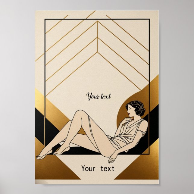 Art Deco Poster (Vorne)